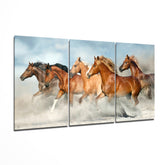 Horses Mega Glass Wall Art.